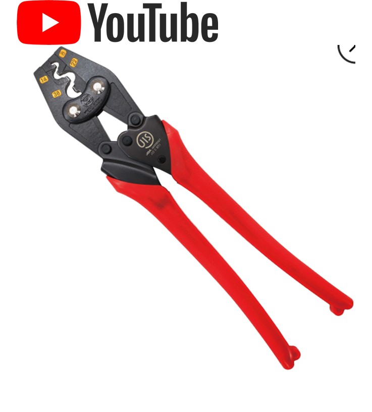 ★体験コーナー★　やってみよう！３８㎟手動で圧着可能！！